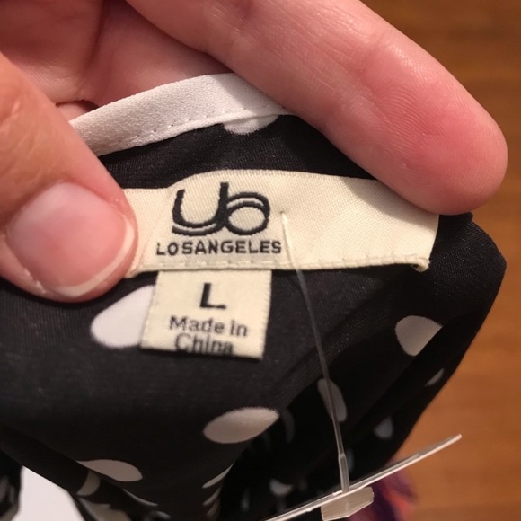 YaLosAngeles Polka Dot Tank Blouse - Picture 3 of 6